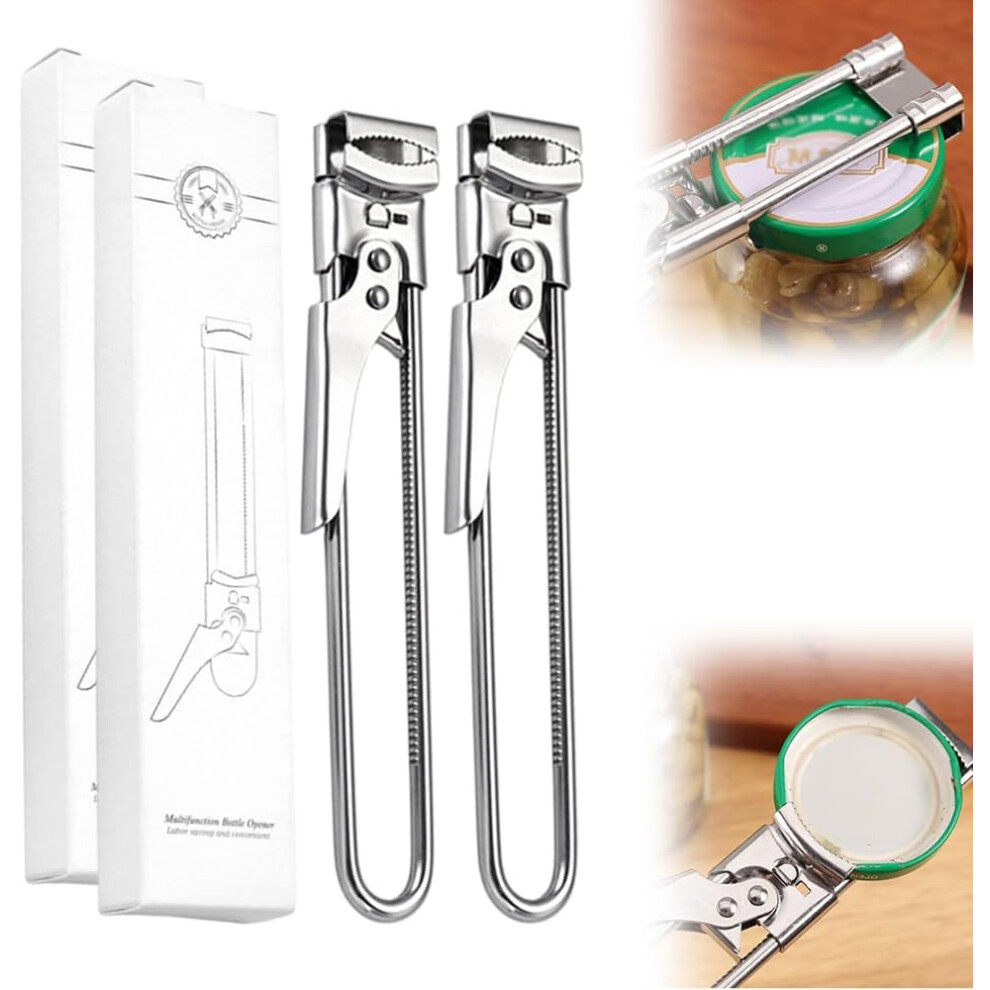 Oimg Jar Opener For Weak Hands 2026 New - Stainless Steel Adjustable Lid Gripper Can Opener 2