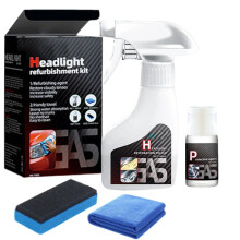 Automotive Headlamp Restoration Fluid Kit New - Oxidized Polishing for All Vehicles 1PCS