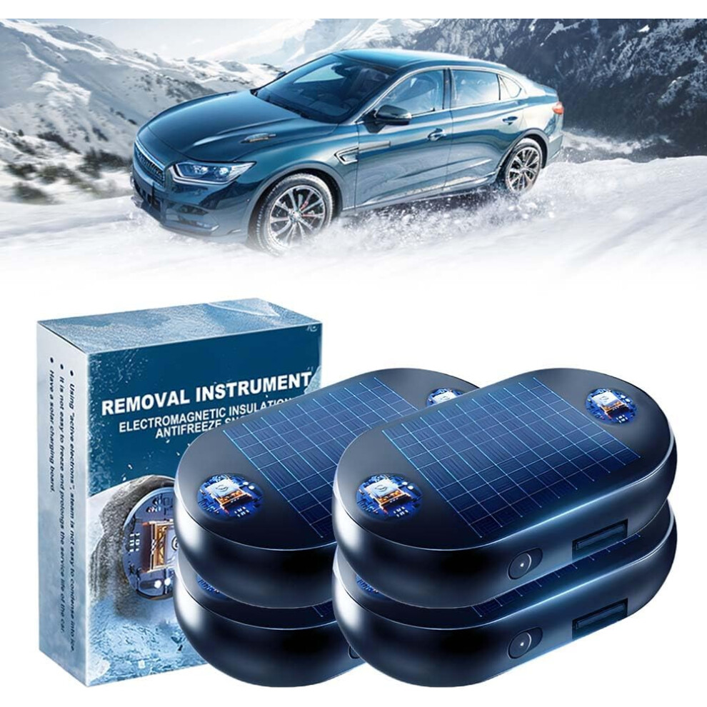 Anti-Freeze Electromagnetic Car Snow Removal 2026 Upgrade - Portable Solar Defroster 4Pcs 3233222785203