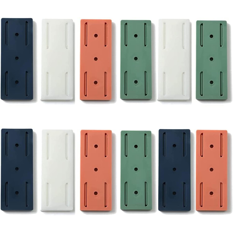 Self-Adhesive Desktop Socket Fixer - Punch Free Power Strip Holder For Desk Wall Wifi Router 3233222783414