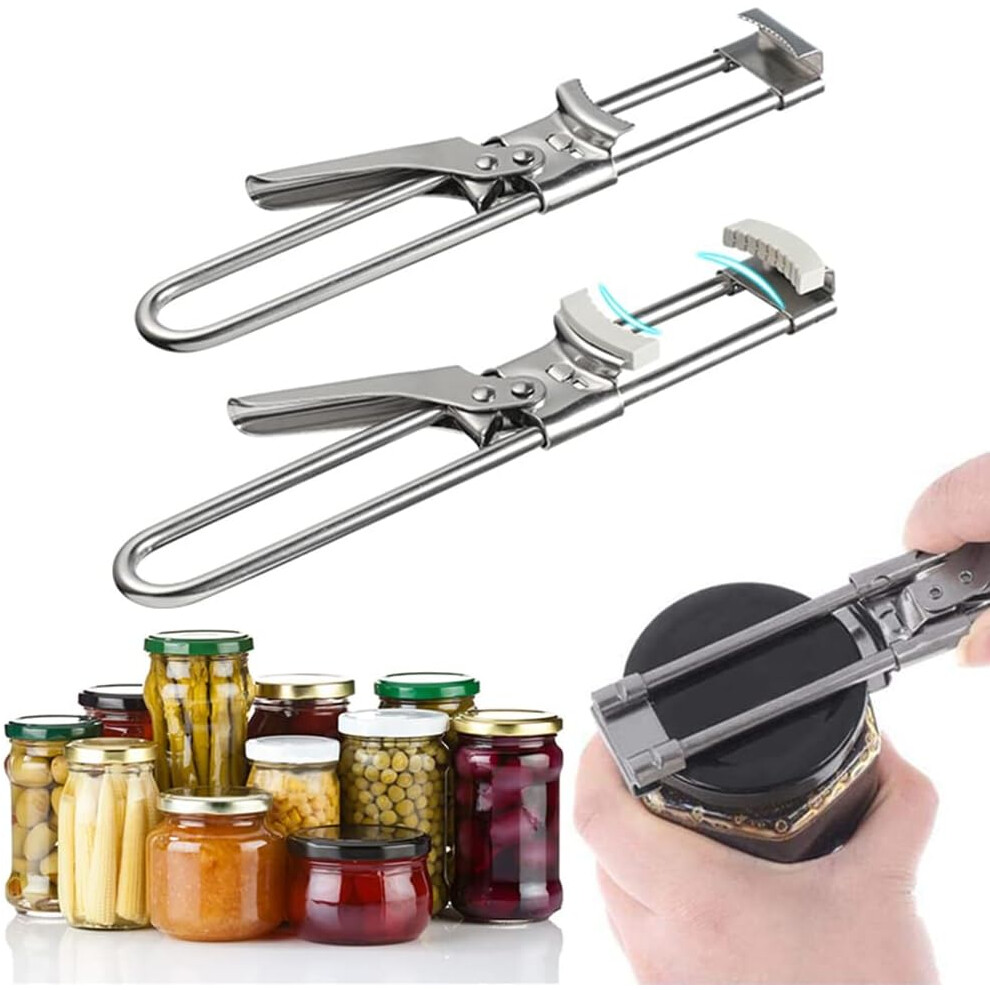 Oimg Upgrade Adjustable Stainless Steel Jar Opener 2026 - Multifunctional Can Opener For Weak Hands