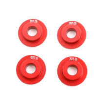 Metalen Short Course Velg Adapter Pakking voor UDR Unlimited Desert Racer 1/7 RC Auto Upgrade Onderdelen, Rood