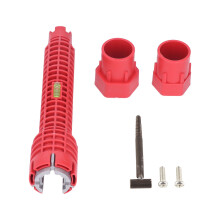 Pipe Extractor Plumbing Wrench Faucet And Sink Installer Multifunctional Sink Wrench Basin Wrench Adjustable Wrench Under Sink Tool Faucet