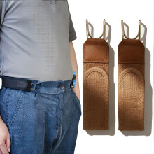 Háčiky na opasok bez pracky | Taktický elastický opasok s kovovým háčikom | Unisex neviditeľný bedrový opasok pre mužov a ženy