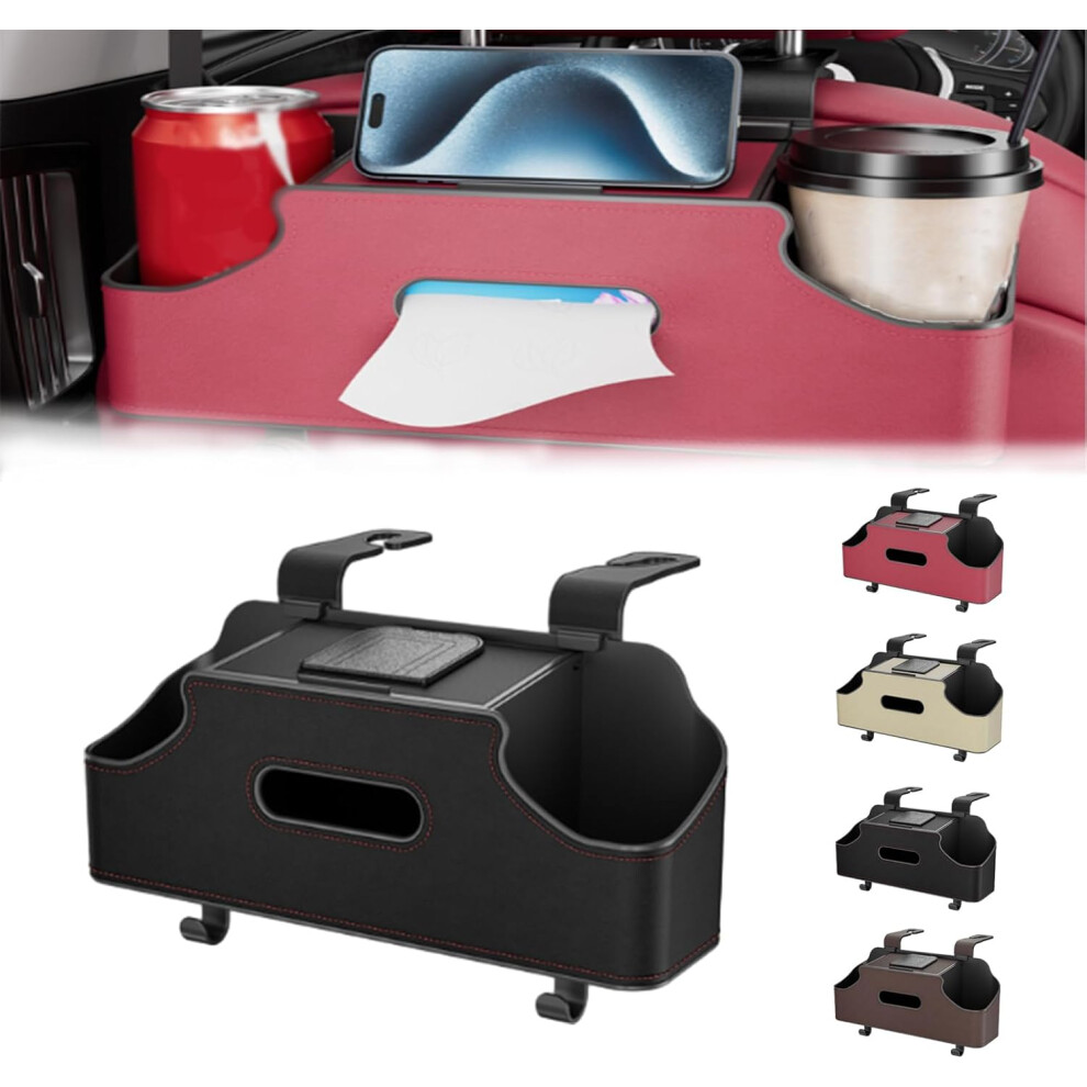 3-In-1 Car Backseat Organiser | Multifunctional Storage Box With Tissue Holder | For Travel & Road Trips 3233222788624