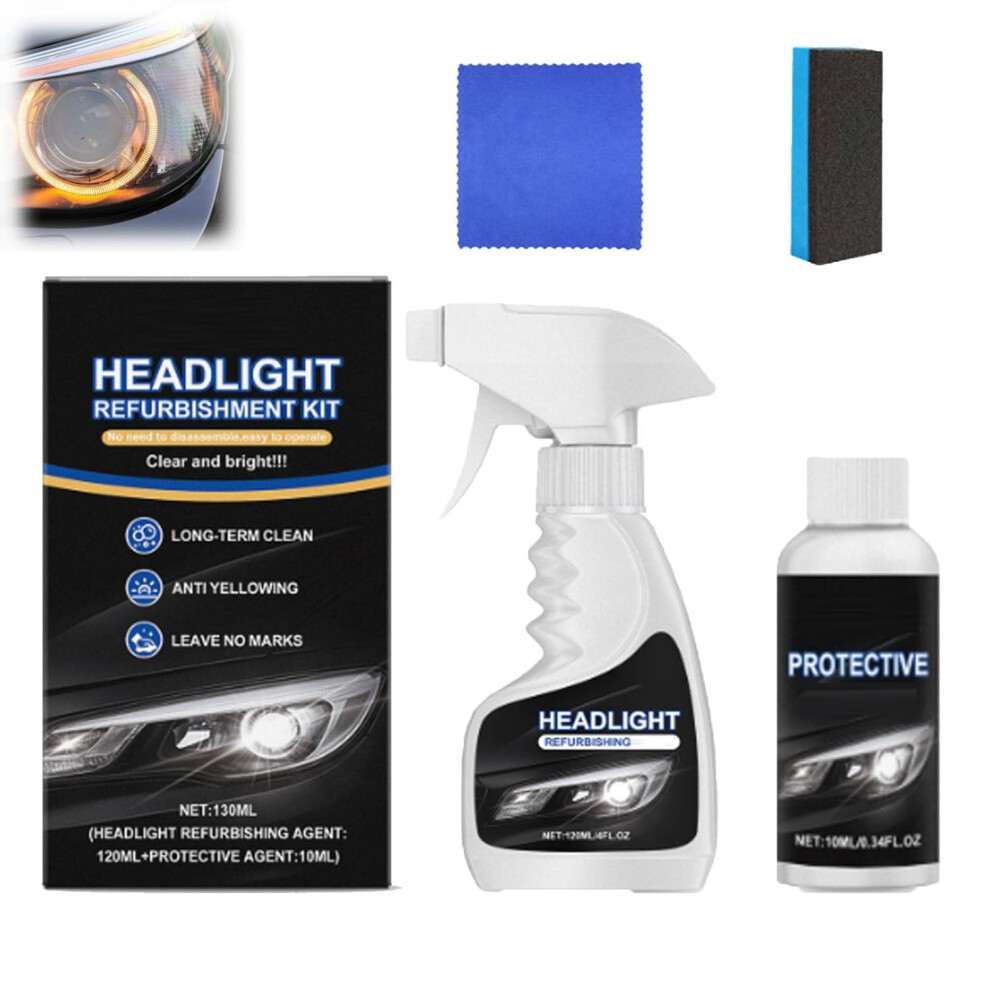 Automotive Headlamp Restoration Fluid Kit | Multifunctional Polishing For Oxidised Lights | All Vehicle Types 3233222789393