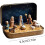 Μίνι Γέννηση σε μεταλλικό κουτί | Σετ σκηνών από χριστουγεννιάτικες φιγούρε 7
