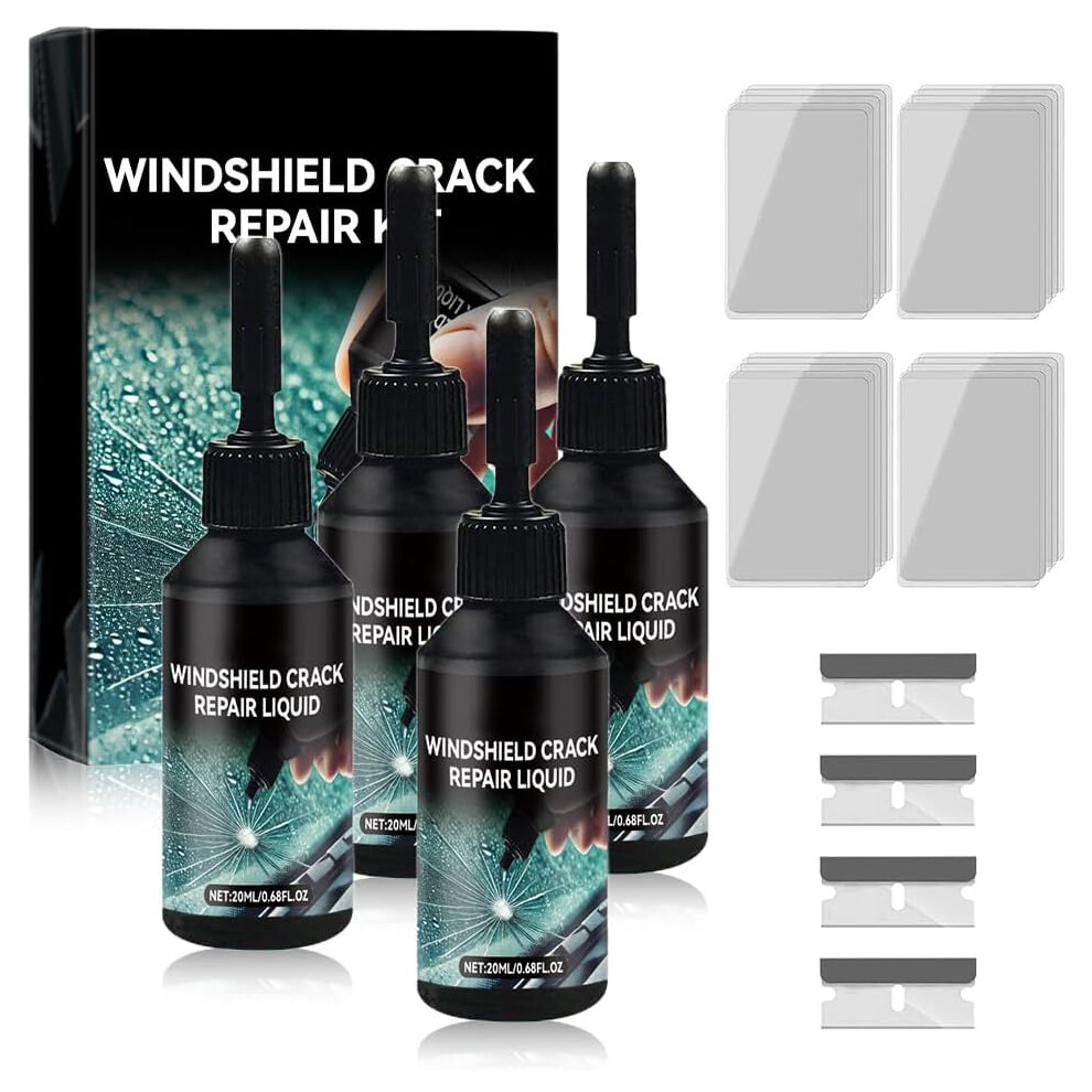 Windshield Crack Repair Kit, Liquid Glass Filler For Chips & Cracks, Diy Car Windscreen Repair Tool 3233222793147