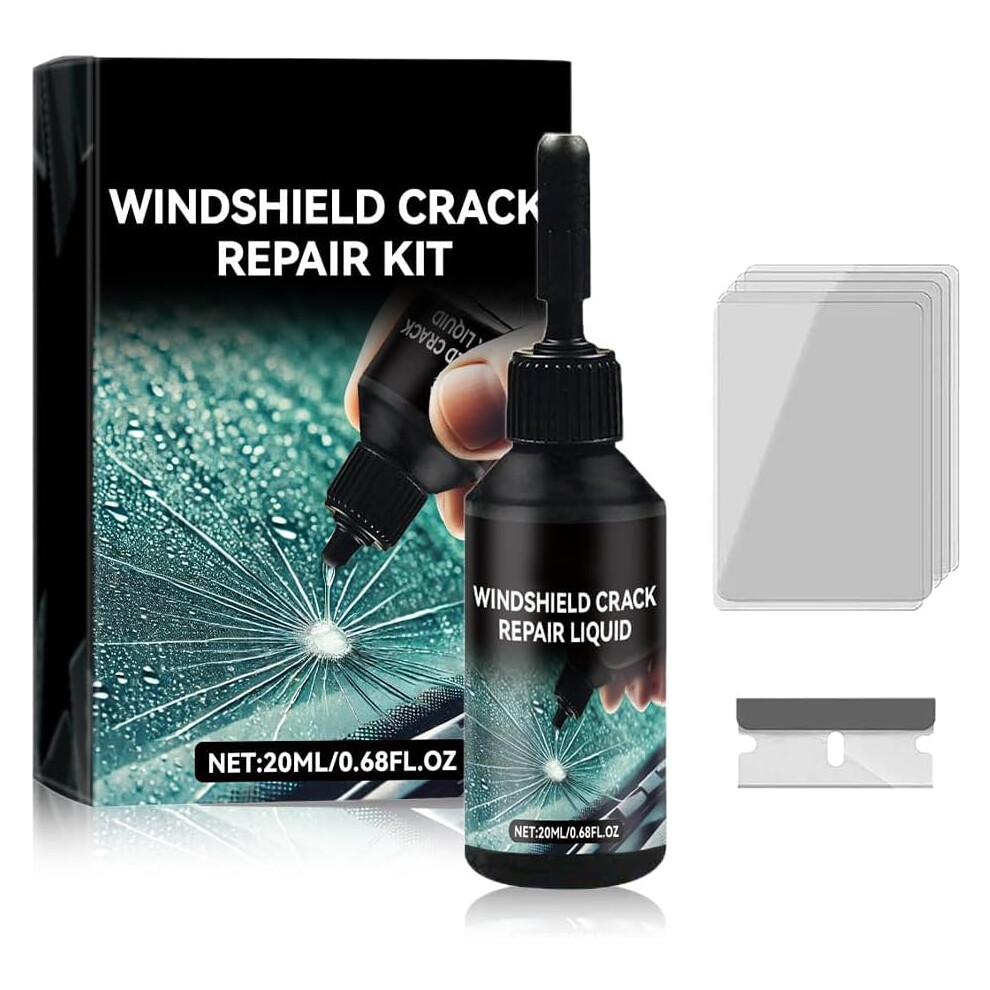 Car Windshield Crack Repair Kit, Glass Repair Fluid For Chips & Scratches, Diy Windscreen Fix 3233222793376