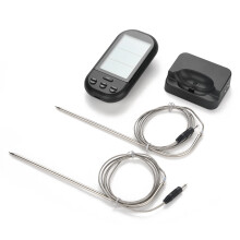 Advanced Dual-Sensor Digital Meat Thermometer, Bluetooth Meat Thermometer With Smart Alerts And Countdown Timer, Perfect For Smoking Enthusiasts