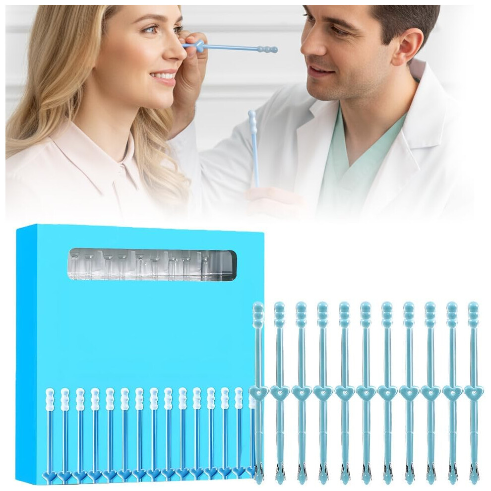 Oimg 24 Pcs Sticky Ear Swabs, Reusable Soft Head Ear Wax Removal Tools, Cleaning For Kids Adults