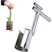 Bulb Planter Tool, Stainless Steel Seedling Transplanter for Garden Planting, Easy Digging
