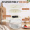 Multi Function Fruit Vegetable Washing Bowl, 2 in 1 Strainer Container with Lid 5