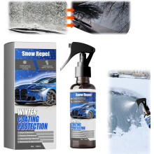 Isfjerningsspray for frontruter for rask snø- og issmelting, essensiell frostfjerner for bilen om vinteren
