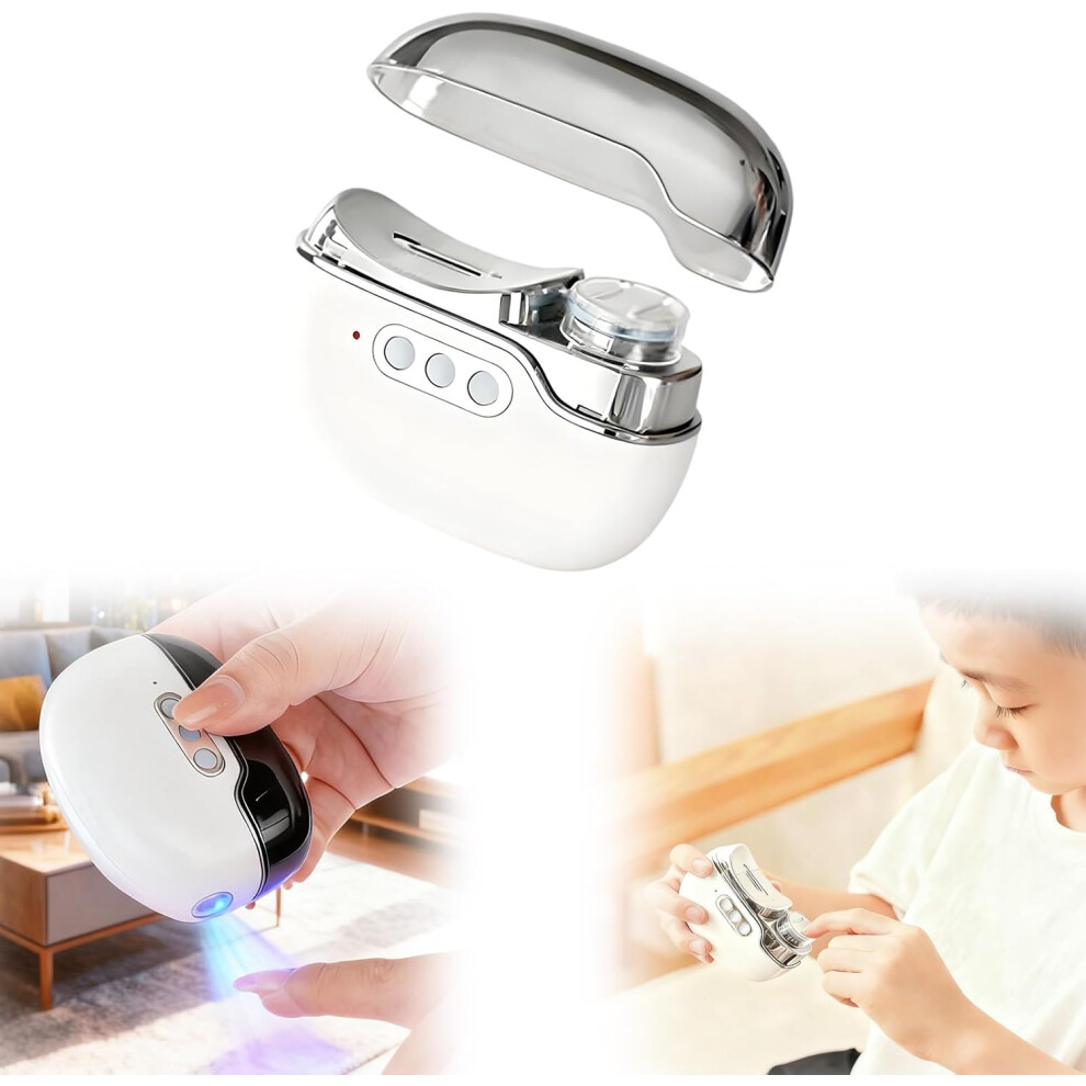 Oimg Light 3-In-1 Electric Nail Clipper With Automatic Trimmer & Polisher 2 Speeds