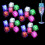 Polychrome Flash LED Ice Cubes, Light Up Reusable Colour Changing for Drinks 1