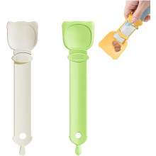 Colher para petiscos lambíveis para gatos, dispensador de ração para gatos de diferentes tamanhos.