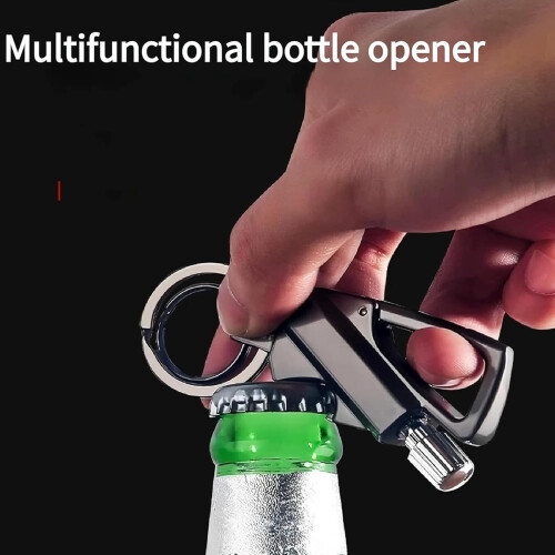 Permanent Match Infinity Lighter with Keychain Bottle Opener, Flint Fire Starter 2