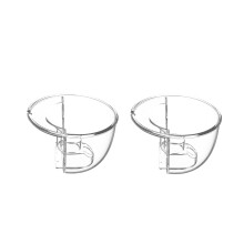 2er Pack 5oz lebensmittelechte Silikontassen für GEN2 tragbare elektrische Brustpumpe