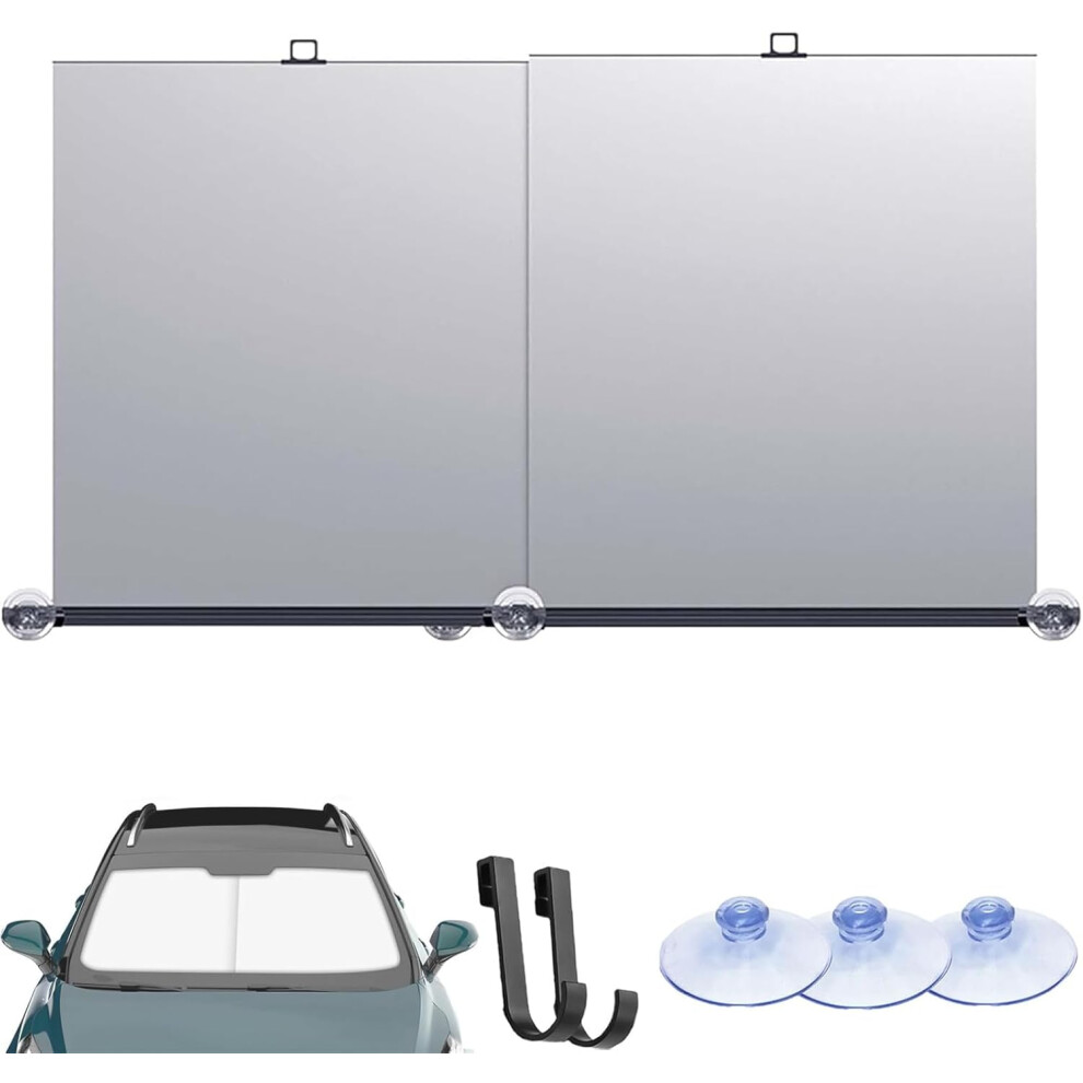 Automatic Retractable Car Windshield Sunshade, Foldable Front Suction Cup 3233222798142