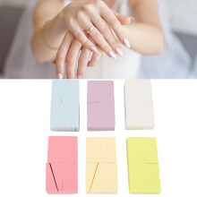 Éponges à ongles en gradient haute densité, pack de 6, pour une manucure parfaite