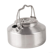 Stainless Steel Kettle 1L For Hiking, Camping And Backpacking Lightweight, Rugged Outdoor Coffee Pot