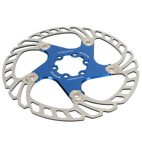 Blauer 180mm schwebendes Bremsscheibenrotor für Mountainbikes, 6 Schrauben 2