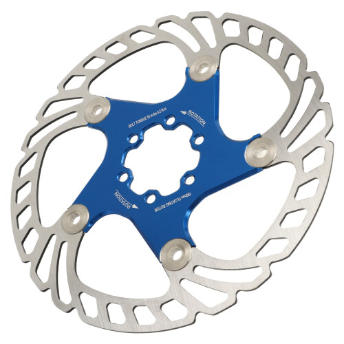 Blauer 180mm schwebendes Bremsscheibenrotor für Mountainbikes, 6 Schrauben 1
