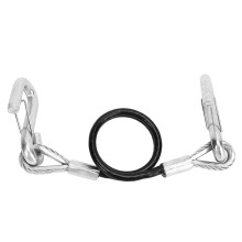 RV-Anhänger Sicherheitskabel 70 cm S-Haken Federseil zum Abschleppen 1600 kg