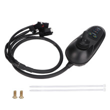 Controlador de cadeira de rodas elétrica com conector de freio, joystick para cadeiras de rodas elétricas de 24V DC, controle suave e partida