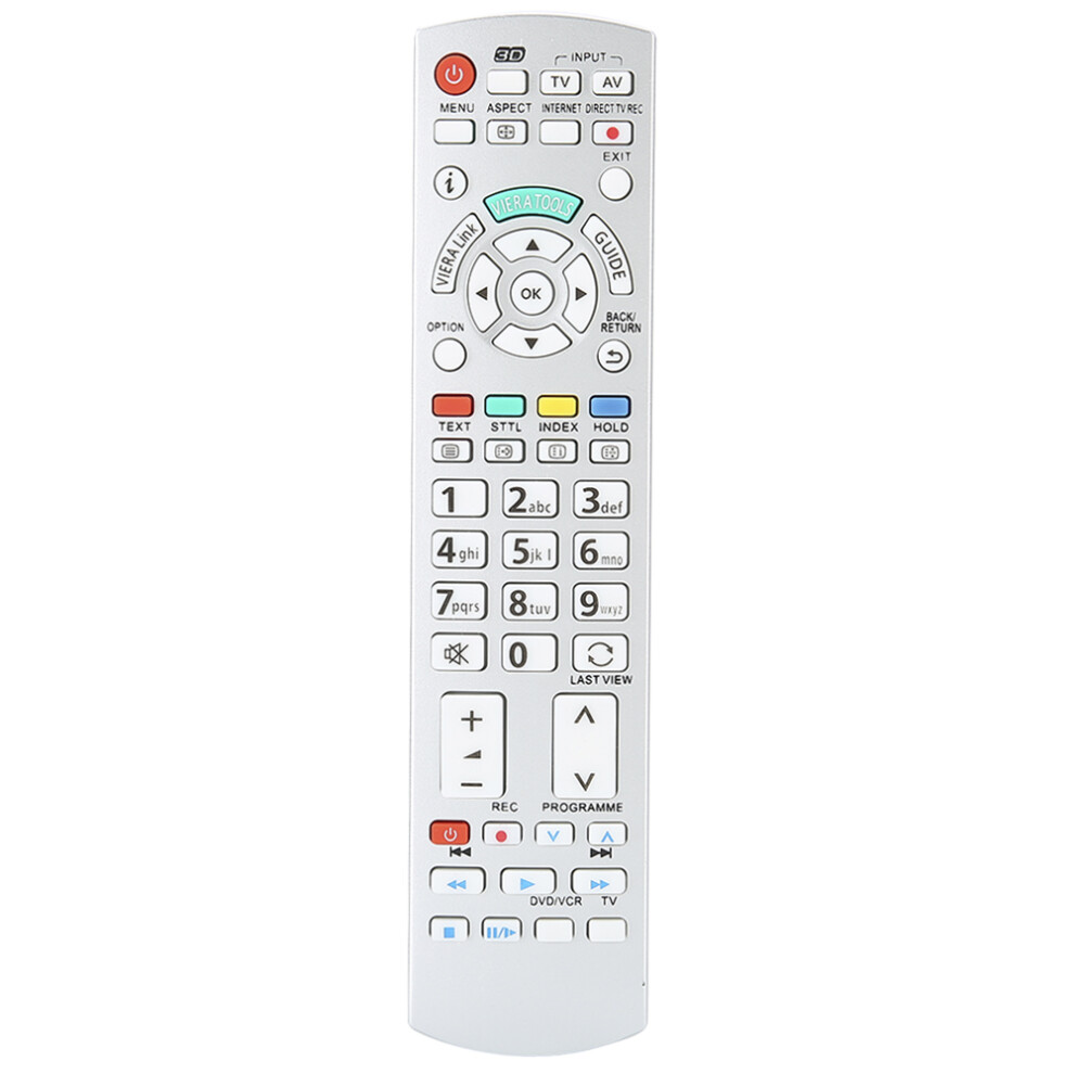 Ir Remote Control Replacement For Panasonic Tv Dvd Vcr Devices, No Pairing Or Programming Needed, Lightweight And Ergonomic Design With Stable 9358999813677