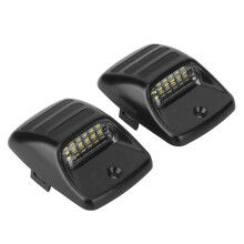 Rode OLED-neonbuis kentekenplaatverlichting, helderder dan originele lampen, geavanceerde 18-LED-array met brede lichtspreiding voor maximale