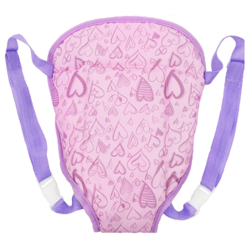 Mochila porta-bonecas frontal para bonecas de 45 cm (18 polegadas), com alças ajustáveis e design dobrável e portátil, confortável e flexível 2