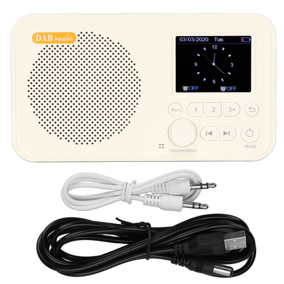 Digital Stereo Radio with DAB FM, High Fidelity Loudspeaker LCD Display Portable Bluetooth Receiver for Home Outdoor Use-image-OPC-PQVBNT2-NEW