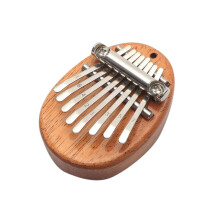 Mini Thumb Piano Exquisite Solid Wood 8 Key Kalimba Musical Instrument Portable Finger Piano With Hanging Design For Kids And Adults Stainless Steel