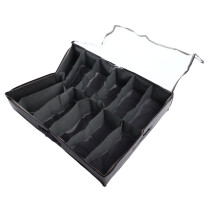 Unterbett-Aufbewahrungsbox, 12 Fächer, Stoff,