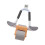 Bauchtrainer mit Doppelrad, doppeltes rundes 7
