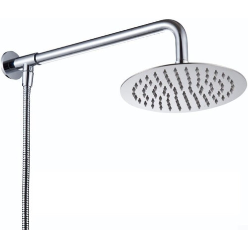Overhead Rainfall Shower System With 0.5m Flexible Connection Hose, Modern Design 2