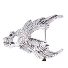 Exquisite Crystal-Encrusted Skull Brooch: Perfect for Collectors & Wear