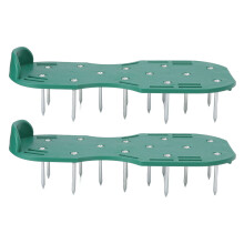 Lawn Aerator Shoes with Adjustable Metal Buckle, Heavy Duty PP Spike Design Improves Lawn Health
