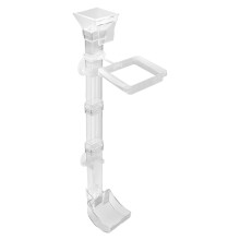 Aquarium Fish Feeder with Clear Acrylic Shrimp Feeding Tube and Dish, Adjustable 38cm Design