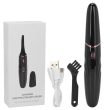 USB Rechargeable Heated Eyelash Curler For Travelers Multi Temperature Control Anti Burn Lash Curling Device LED Screen Fast Heat Up Natural Curl