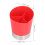 Storage Box with 3 Grid Straw Dispenser, Compact Stainless Steel Base 9
