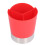 Storage Box with 3 Grid Straw Dispenser, Compact Stainless Steel Base 16