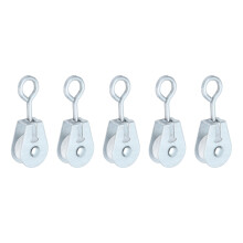 25 Stück grünes Eisen-Kunststoff-Riemenscheiben-Set für Gewächshäuser 62x20x12mm