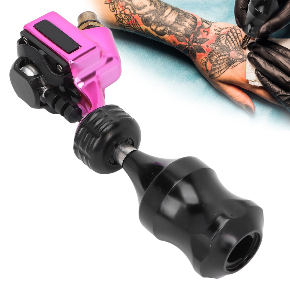 Red Rotary Tattoo Machine Motor Rca Connector 13Cm Aluminum Alloy Rose