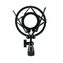 Microfoonhouder met schokdemping, anti-vibratie- en ruisonderdrukkingsclip voor microfoons van 47-57 mm, universele pasvorm met dubbele schroefdraad,