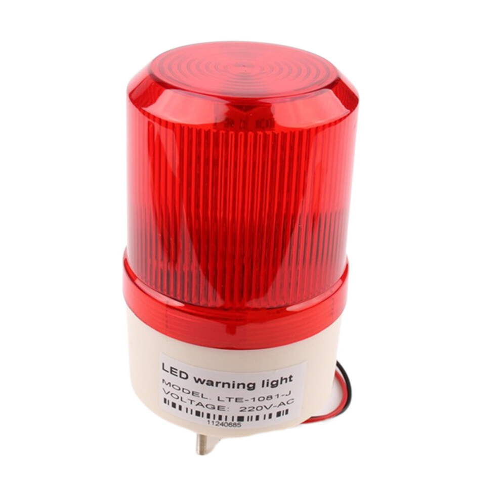 Electrical Revolving Signal Lights For Emergency, Industrial Led Rotating Strobe Beacon Warning Lights, 220Vac Led Rotating Beacon With Silent Red 9009791666885