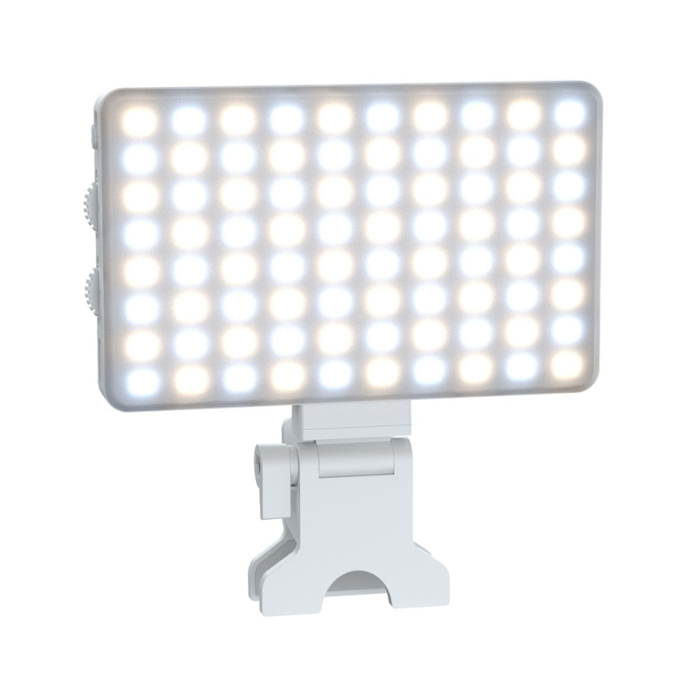 Selfie With Phone Clip, Rechargeable Portable Selfie With Three Modes And Color Temperature Adjustment, 80 Led High Power Video Light 9340959974894