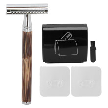 Classic Manual Razor, Eco Friendly Double Edged Shaving Tool With Unique Design, Bamboo Handle, Durable And High Quality, Ensuring Cost Effective,